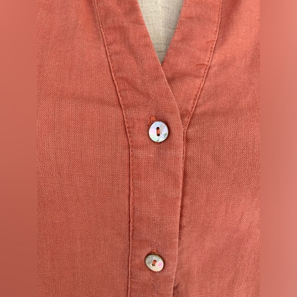 Light coral pink linen dress from Malvin Germany - Picture 7 of 11